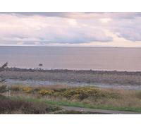 UK Photo Print A4 / 12"x8" Looking down across the A747 Auchenmalg This is an elevated vie c2010