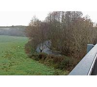 UK Photo Print A4 / 12"x8" Looking down the river Mole from the A361 South Molton c2014