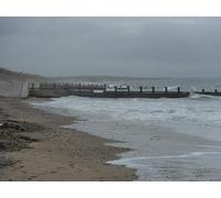 UK Photo Print A4 / 12"x8" Looking North along the Groynes on Kings Links Old Aberdeen c2010