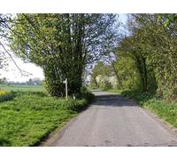 UK Photo Print A4 / 12"x8" Low Road & the footpath to Simpers Drift Great Glemham Looking c2011