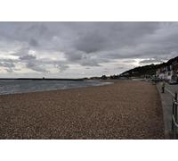 UK Photo Print A4 / 12"x8" Lyme Regis : Pebbly Coastline On the seafront at Lyme Regis wit c2010