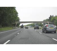 UK Photo Print A4 / 12"x8" M4 near Woodlands St Mary (1) Westbound between junctions 14 an c2010