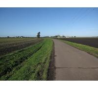 UK Photo Print A4 / 12"x8" Main Drove Dunkirk/TL5186 Typical narrow and simple back road c2010