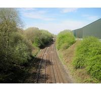 UK Photo Print A4 / 12"x8" Medlock Valley Way Droylsden The huge green building on the rig c2014