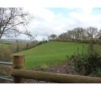 UK Photo Print A4 / 12"x8" Mid Devon : Grassy Hillside East Mere A hillside taken from a g c2010