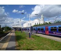 UK Photo Print A4 / 12"x8" Morden South station and the Ahmadiyya Mosque 2 c2012