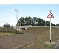 UK Photo Print A4 / 12"x8" New bridge for the Borders Railway Millerhill From a lane that c2014