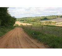UK Photo Print A4 / 12"x8" North Downs Way below the Hog's Back Guildford I made a big mis c2010