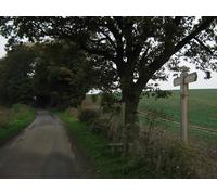 UK Photo Print A4 / 12"x8" North Downs Way stile beside Nethersole Road Woolage Green The c2010