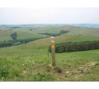 UK Photo Print A4 / 12"x8" On St Cuthbert's Way Morebattle This view looks back to the val c2010