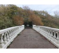 UK Photo Print A4 / 12"x8" Path to the bridge over the Boating Lake Blackpool/SD3136 c2013