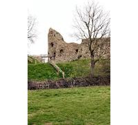 UK Photo Print A4 / 12"x8" Pevensey Castle Showing the modern bridge over the dry moat. Th c2006