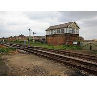 UK Photo Print A4 / 12"x8" - Railway and signal box in Old Town Hartlepool This photograph s c2010