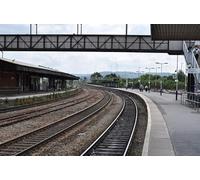 UK Photo Print A4 / 12"x8" Railway tracks at Gloucester station 2 c2010