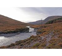 UK Photo Print A4 / 12"x8" River Brittle Leachd Thuilm Looking south down Glen Brittle, an c2015