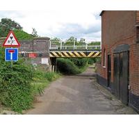 UK Photo Print A4 / 12"x8" Road under rail Reedham The road runs past the Ship Inn and und c2012