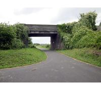 UK Photo Print A4 / 12"x8" Roadbridge over the Millennium Greenway Sealand This bridge car c2012