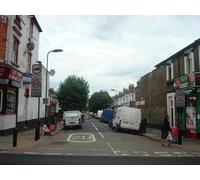 UK Photo Print A4 / 12"x8" Roding Road, London E5 Leyton/TQ3786 c2010