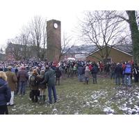 UK Photo Print A4 / 12"x8" Royal Shrovetide at the Fire Station Ashbourne A 2m high securi c2013