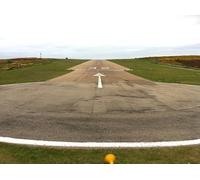 UK Photo Print A4 / 12"x8" Runway from the coastal footpath Hugh Town St Mary's Airpo c2013