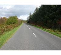 UK Photo Print A4 / 12"x8" RV Point D, West Freugh Stoneykirk View along the B7084 in the c2010 P1