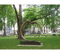 UK Photo Print A4 / 12"x8" Sculpture in Berkeley Square Westminster Give and Take III by L c2010