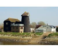 UK Photo Print A4 / 12"x8" South Marsh Mill, Arundel, Sussex Seen across the River Arun, a c2012