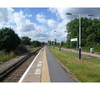 UK Photo Print A4 / 12"x8" South Merton station Morden The Wimbledon to Sutton line was fi c2012