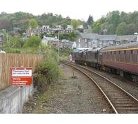 UK Photo Print A4 / 12"x8" SRPS excursion train at Oban I wonder if the engines can only b c2012