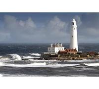 UK Photo Print A4 / 12"x8" St. Mary's Lighthouse from Hartley Whitley Sands St. Mary' c2010