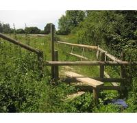 UK Photo Print A4 / 12"x8" Stile near Little Polefields Stick Hill This stile is on a foot c2010