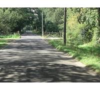 UK Photo Print A4 / 12"x8" Summer Lane comes to an end Otterwood Beyond the cattle grid in c2012