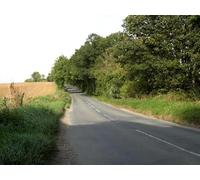 UK Photo Print A4 / 12"x8" The B1066 leading to Harram Hill Pinford End c2010