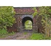 UK Photo Print A4 / 12"x8" The Glazebrook Trail passes under the railway Fowley Common Not c2012