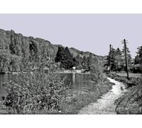 UK Photo Print A4 / 12"x8" The path near Mill Meadows approaching Marsh Lock Henley-on-Tha c1948