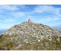 UK Photo Print A4 / 12"x8" The Rivals triangulation pillar on the summit of Yr Eifl, Trefo c2011