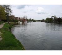 UK Photo Print A4 / 12"x8" The River Thames approaching Old Windsor Egham The Thames Path c2013