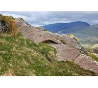 UK Photo Print A4 / 12"x8" The rock shows clear evidence of glacial striation Capel Curig c2010
