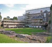 UK Photo Print A4 / 12"x8" Torre Abbey undergoing restoration Torquay Viewed from the form c2012