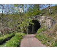 UK Photo Print A4 / 12"x8" Tunnel Under the East Lancashire Railway Bury Footpath passing c2012