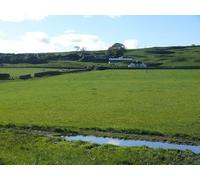 UK Photo Print A4 / 12"x8" Upper Barr Newton Stewart View across fields to Upper Barr Farm c2010