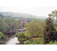 UK Photo Print A4 / 12"x8" Upstream on River Avon at Avoncliff, 1991 Bradford-On-Avon View c1991