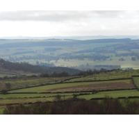 UK Photo Print A4 / 12"x8" View towards Edensor, from Birchen Edge Taken from the trig poi c2012