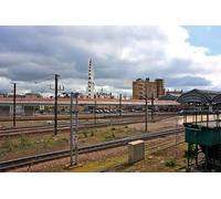 UK Photo Print A4 / 12"x8" York Station and the York Wheel Viewed from the observation pla c2012