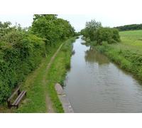 UK Photo Print A4 / 12x8 Ashby de la Zouch Canal Shackerstone Looking north from Bates W c2013