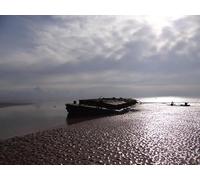 UK Photo Print A4 / 12x8 Ghost ship Wainfleet Sand One of two ruined ships in this squar c2014