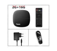 (UK Plug, 2G 16G) Tanix A3 TV box Android 10.0 Allwinner H313 1GB 8GB 2G 16G Smart tv Box 4K TVBox 2.4G Wifi Set Top Box Media player PK TX3 MINI