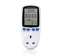 UK Plug-in Power Meter Energy Monitor Electricity Consumption Watt Kwh Analyzer