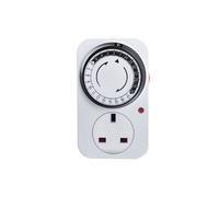 (UK Plug) Timing Socket Kitchen Socket 24-hour Cycle Switch Automatic Power-off Appointment Timer Switch Socket 3600W