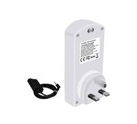 (UK Plug) WIFI Thermostat Wireless Temperature Humidity Thermostat Smart Module APP Remote Control Timing Switch Socket Monitor Work with eWeLink App